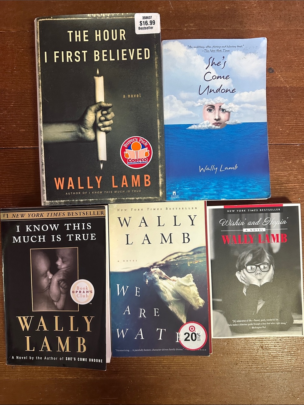 Wally Lamb Book Collection - Set of 5 Books